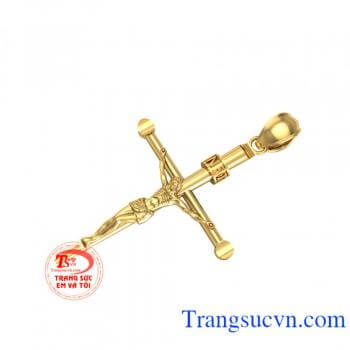Mặt Thánh Giá Chúa-Vàng 10k