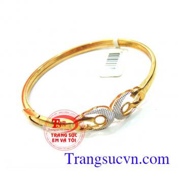 Vòng tay vàng đáng yêu dành cho nữ,vòng tay vàng tây với chất lượng đảm bảo hợp thời trang và món quà ý nghĩa hợp thời trang