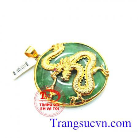 Mặt rồng ngọc cẩm thạch vàng tây