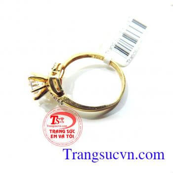 Nhẫn nữ vàng tây xinh Nhẫn dành cho nữ xinh, nhẫn nữ điệu đà sang trọng, nhẹ nhàng , nhẫn nữ vàng tây Nhẫn nữ vàng tây xinh, Nhẫn nữ đá nhân tạo