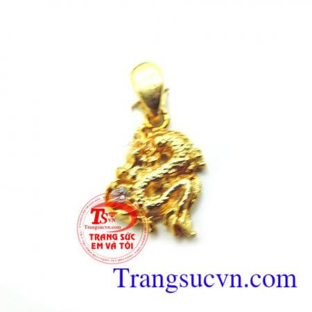 Mặt dây tuổi thìn Mặt dây chuyền nữ độc đáo,cá tính thiết kế theo yêu cầu,Chất lượng đảm bảo,hợp thời trang và trang phục,may mắn mặt con giáp