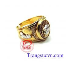 Nhẫn vàng báo rồng