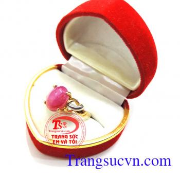 Nhẫn nữ ruby hộ mệnh