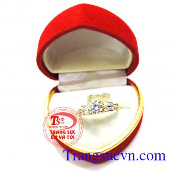 Nhẫn nữ vàng tây xinh