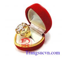 Nhẫn nam vàng tây mặt trời