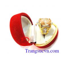 Nhẫn nam vàng đá giá rẻ