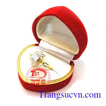 Nhẫn nữ vàng 18k đẹp