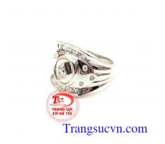 Nhẫn nam vàng trắng tinh tế Nhẫn Nam đá quý hợp thời trang tinh xảo và đẳng cấp Nhận đặt làm nhẫn nam vàng tây theo mẫu,nhẫn nam đẹp vàng trắng