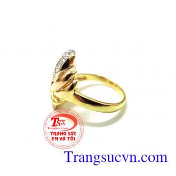 Nhẫn nữ vàng ý đẹp