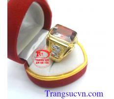 Nhẫn vàng tây nam đá đỏ hợp thời trang sang trọng giá cả hợp lý thanh toán an toàn,đảm bảo,nhẫn vàng cho nam phong cách mới lịch lãm