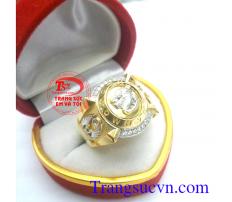 Nhẫn nam 3d vàng tây chế tác tinh xảo chất lượng vàng đảm bảo,tinh tế,đẳng cấp phái mạnh,hợp đeo ngón giữa thuận lợi sang trọng trong kinh doanh