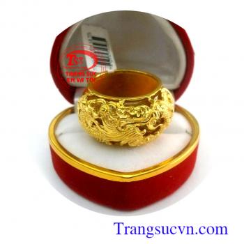 Nhẫn nam rồng ngọc giá rẻ