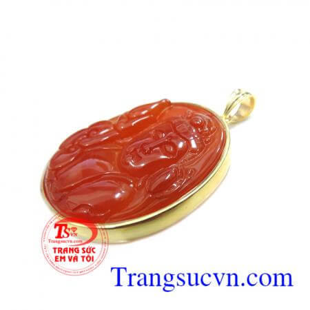 Sản phẩm bảo hành uy tín, giao hàng toàn quốc. Phật bọc vàng đeo cổ cho nam