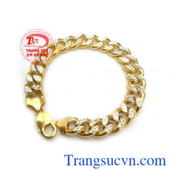 Lắc tay nam vàng 10k nhập