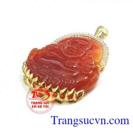 Bộ phật di lặc dây cao su vàng tây