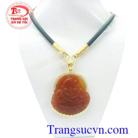 Bộ phật di lặc dây cao su vàng tây