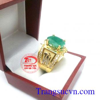 Nhẫn Emerald tài lộc may mắn