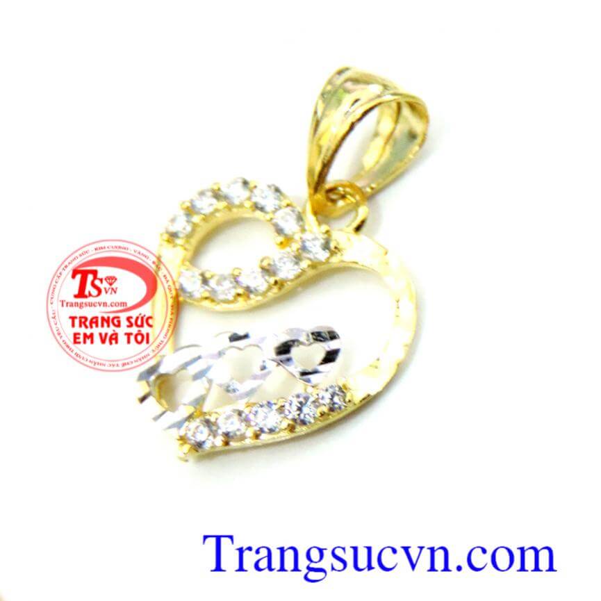 Mặt dây trái tim gia đình