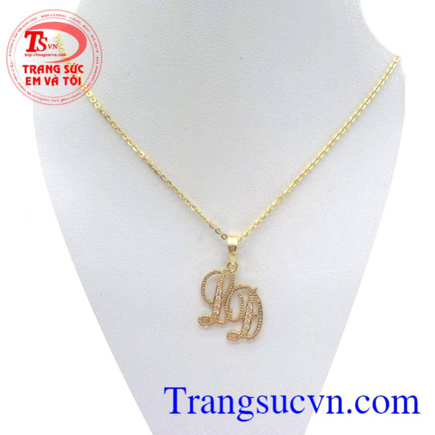 Bộ dây chuyền chữ cái