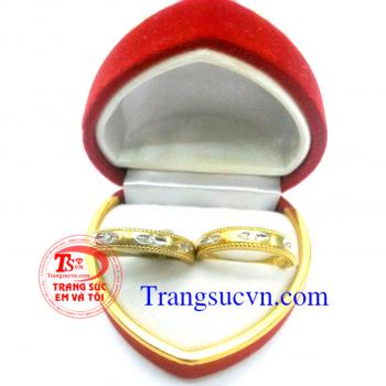 Cặp nhẫn cưới vàng