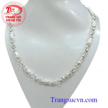 Dây bạc cho nam hợp