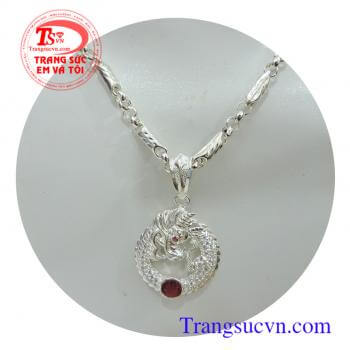 Bộ trang sức nam bạc rồng
