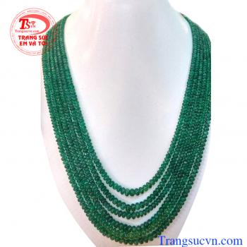 Chuỗi Emerald thiên nhiên 100%