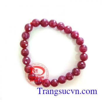 Chuỗi vòng tay ruby cỡ nhỏ