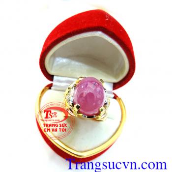 Nhẫn nam hồng ngọc