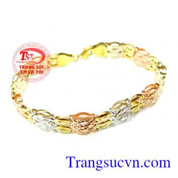 Lắc tay nữ đẹp quý phái dành cho nữ,lắc được làm vàng,lắc vàng hồng,lắc vàng màu,lắc tay vàng trắng,đảm bảo chất lượng,hợp thời trang,sản phẩm lắc tay vàng nữ
