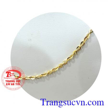Dây chuyền nữ chữ O vàng,làm dây chuyền theo yêu cầu,chiếc dây chuyền bền,vòng cổ vàng hợp thời trang và uy tín,khách hàng đánh giá cao,dây chuyền vàng nam