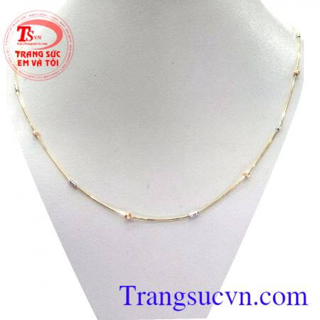 Dây chuyền mốt 18k