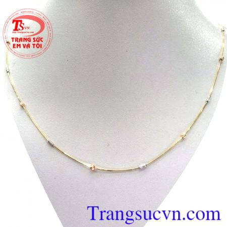 Dây chuyền mốt 18k