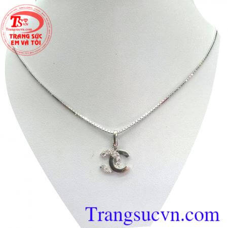 Nữ trang bộ vàng trắng 18k