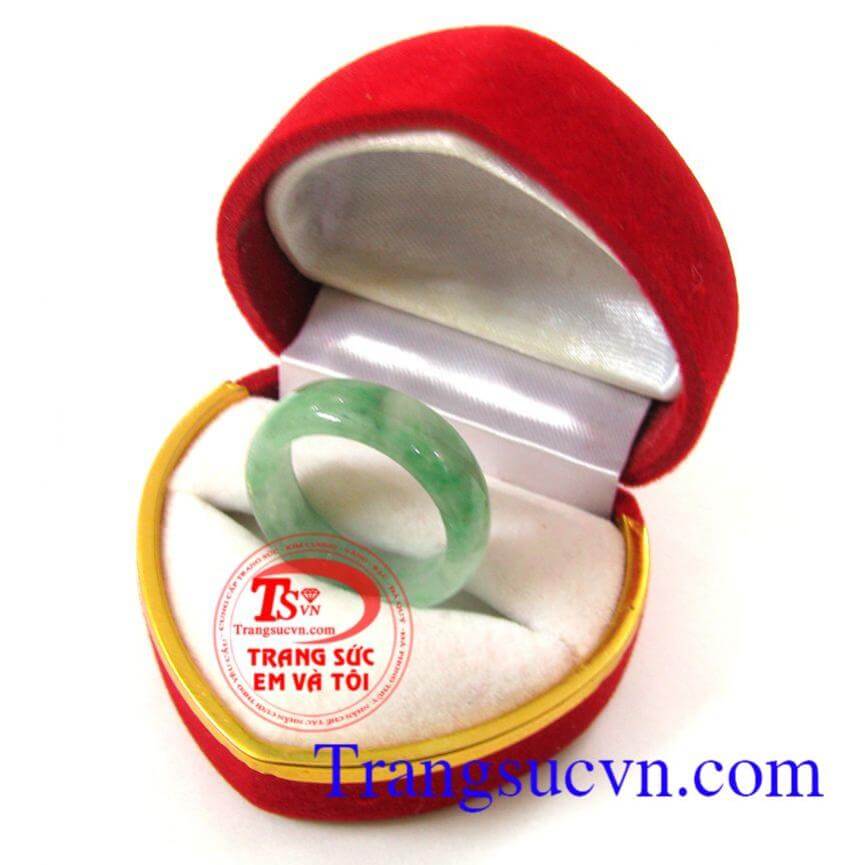 Nhẫn ngọc xanh ngón cái