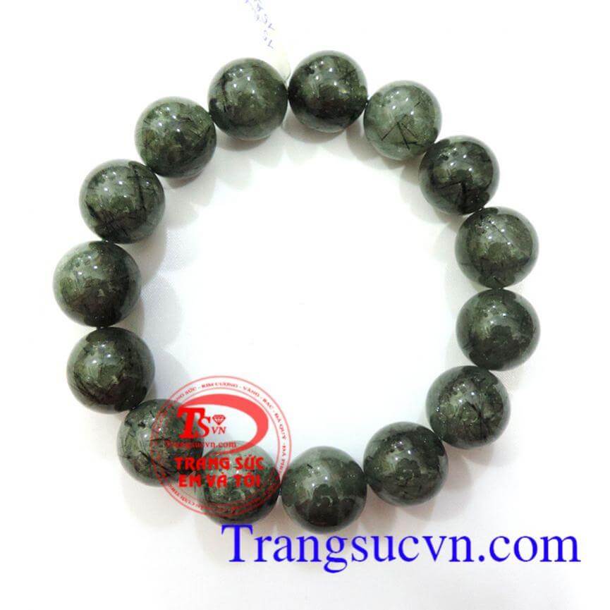 Thạch anh tóc xanh 15ly