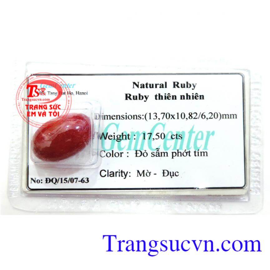 Bán đá ruby tự nhiên
