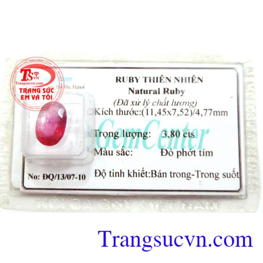 Ruby facet đỏ