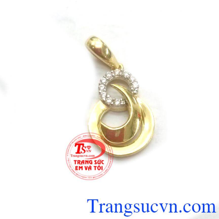Mặt dây chuyền nữ vàng sang trọng