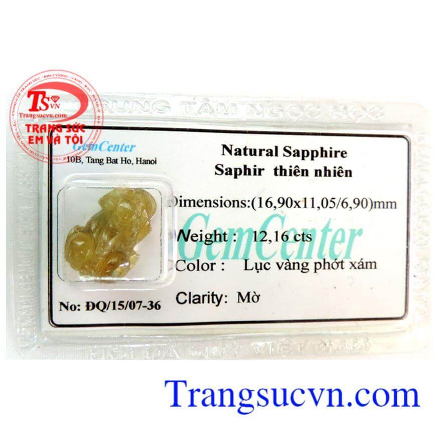 Sapphire tỳ hưu đẹp
