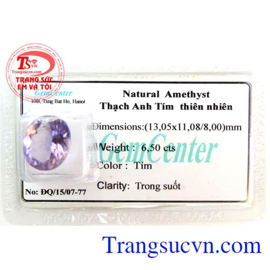 Viên thạch anh tím