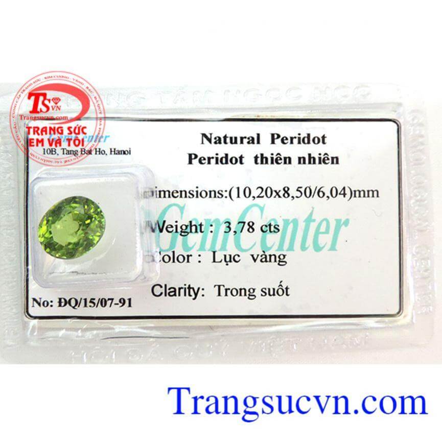 Viên đá Peridot cho nam
