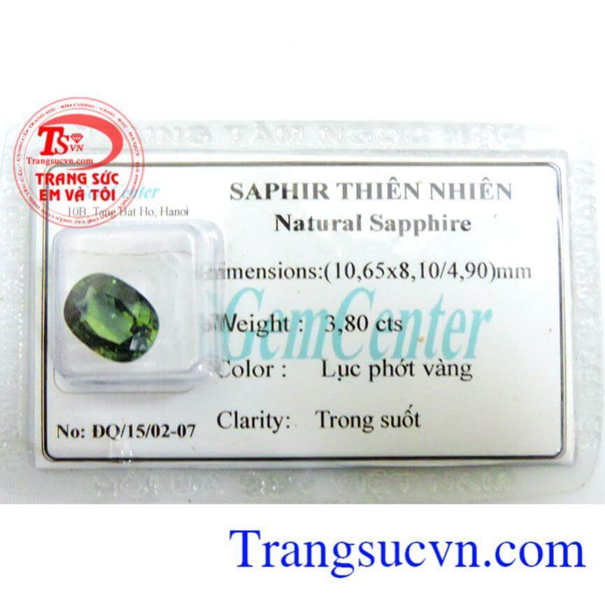 Saphire đá quý thể hiện đẳng cấp