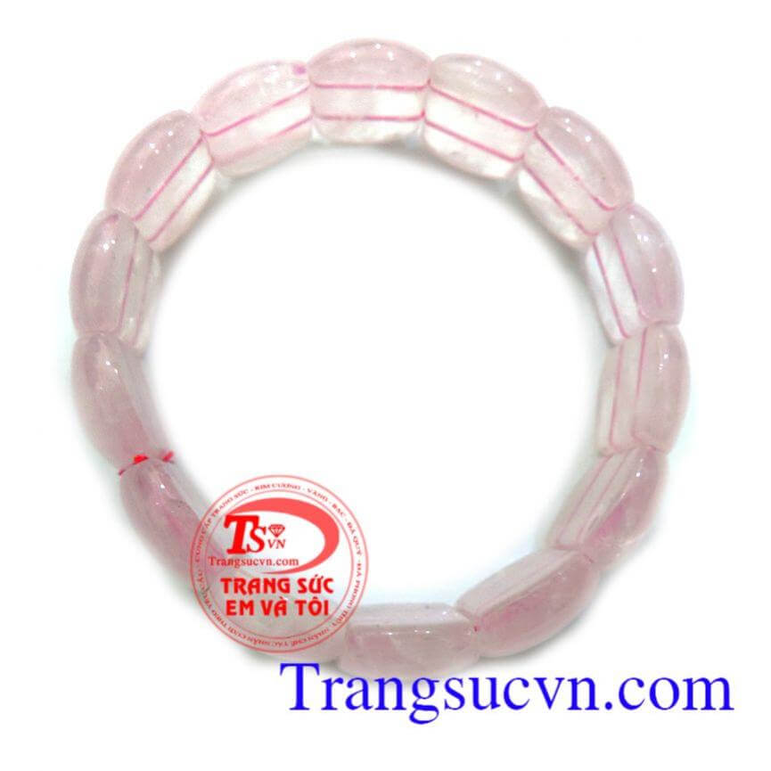 Vòng tay thạch anh hồng