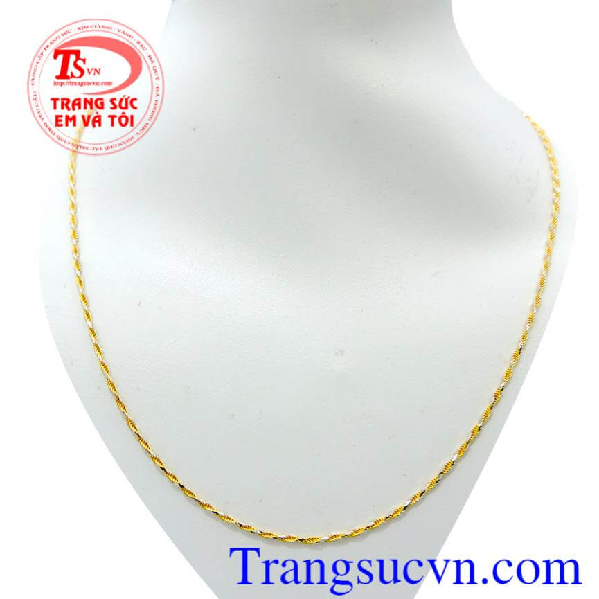 Dây chuyền vàng Italy 18k rất đẹp