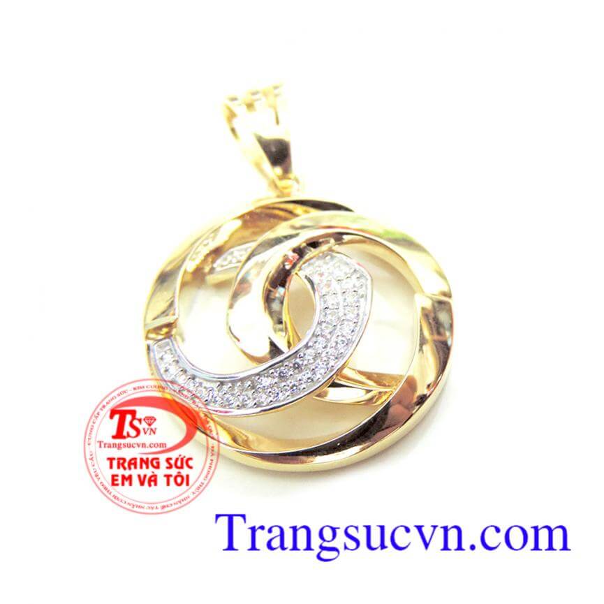 Mặt dây vàng màu đẹp 