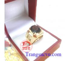 Nhẫn nam Ganet mệnh hỏa