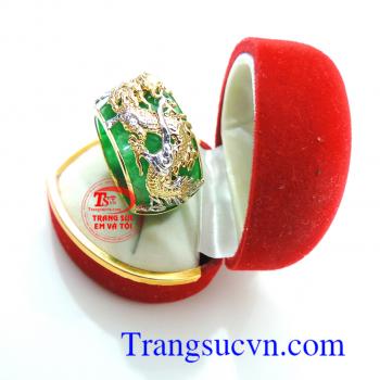 Nhẫn ngọc rồng vàng vàng 10k, chất lượng uy tín, giao hàng nhanh trên toàn quốc