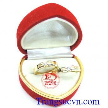 Nhẫn cưới vàng giá rẻ đẹp sang trọng kinh tế cho đôi bạn trẻ
