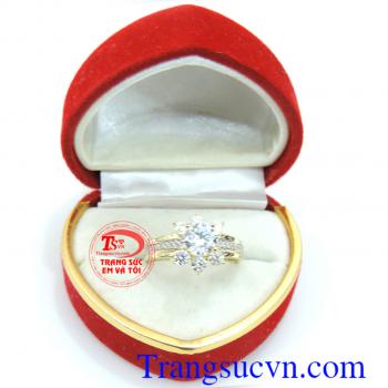 Nhẫn nữ kim nhân tạo